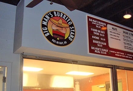 Picture of the Put-in-Bay Restaurants Big Man's Burrito Stand
