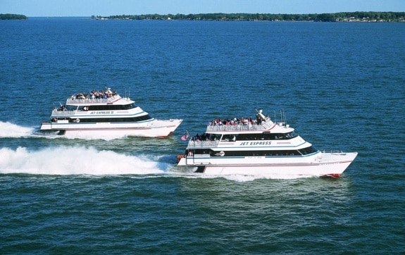 Picture of the Put-in-Bay Ohio Jet Express Ferry offered in Discounts & Promotions